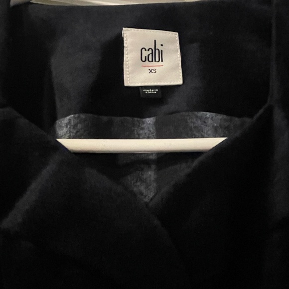 The entrance coat ~ CAbi Midnight navy blue, velvet jacket - Picture 2 of 3